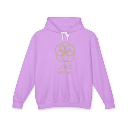 F°6 - LOVE - Unisex Lightweight Hooded Sweatshirt