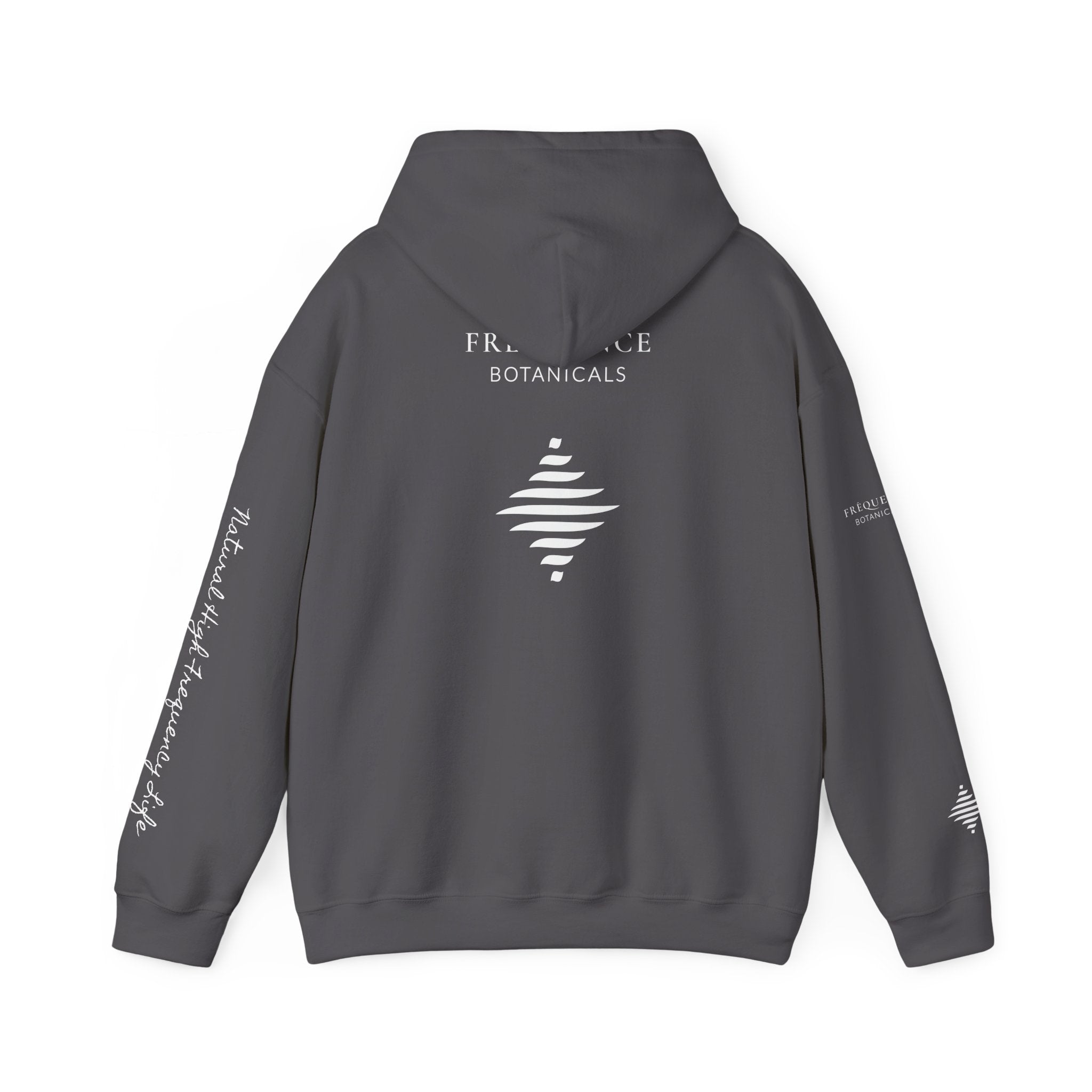 Express 741 Hz Star Logo Hoodie | Frequency Botanical Minimalist Design