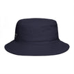 Frequénce Botanicals Embroidered Bucket Hat — Earthy Brown Garden Logo Sun Hat