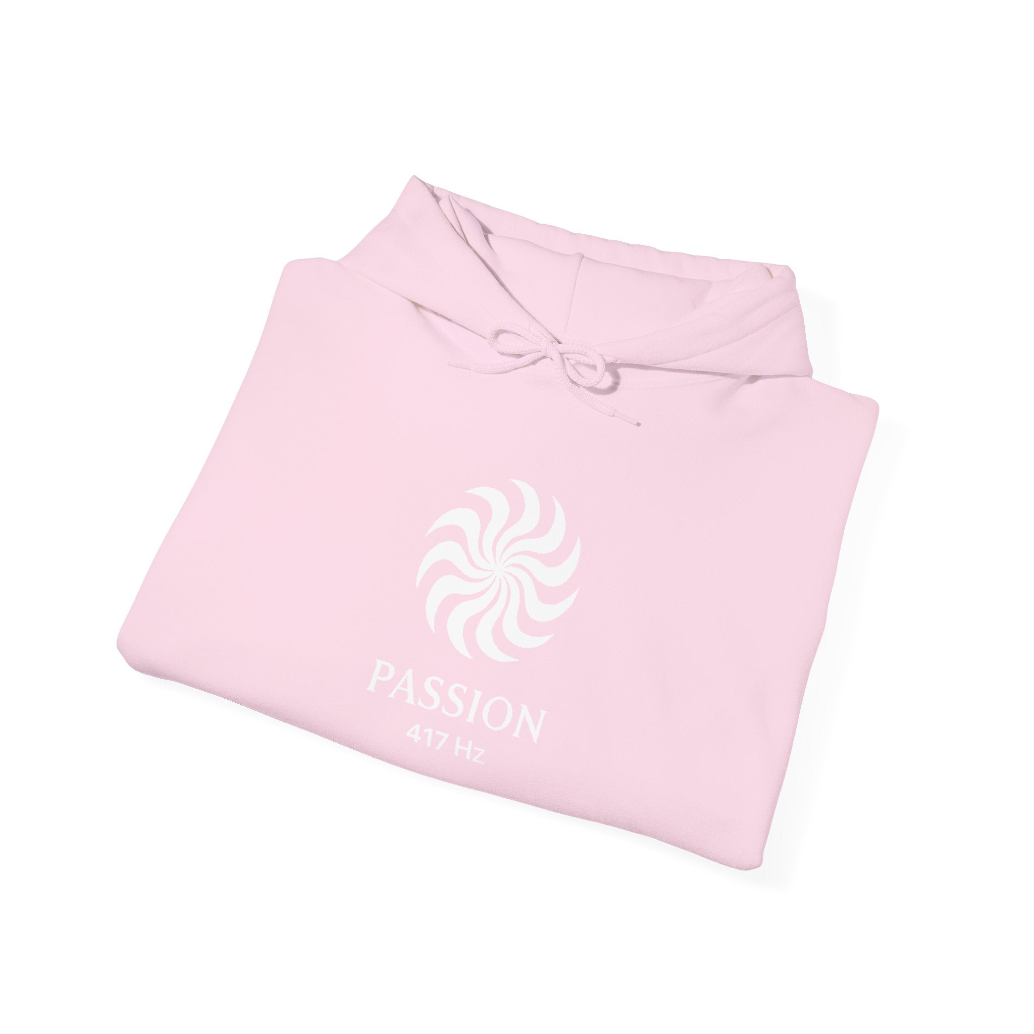 Passion 417 Hz Star Logo Hoodie | Frequency Botanical Minimalist Design