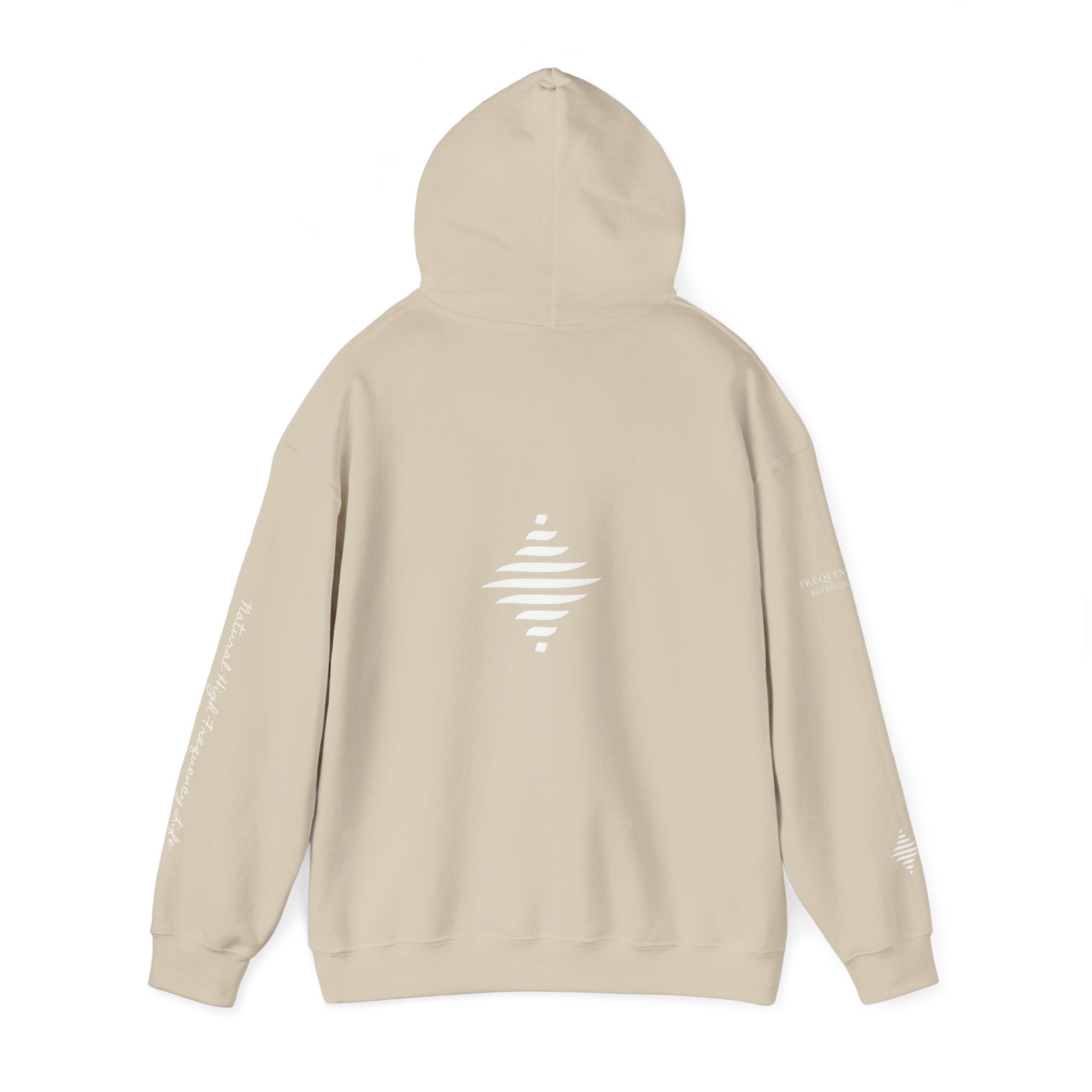 Inspire 965 Hz Star Logo Hoodie | Frequency Botanical Minimalist Design