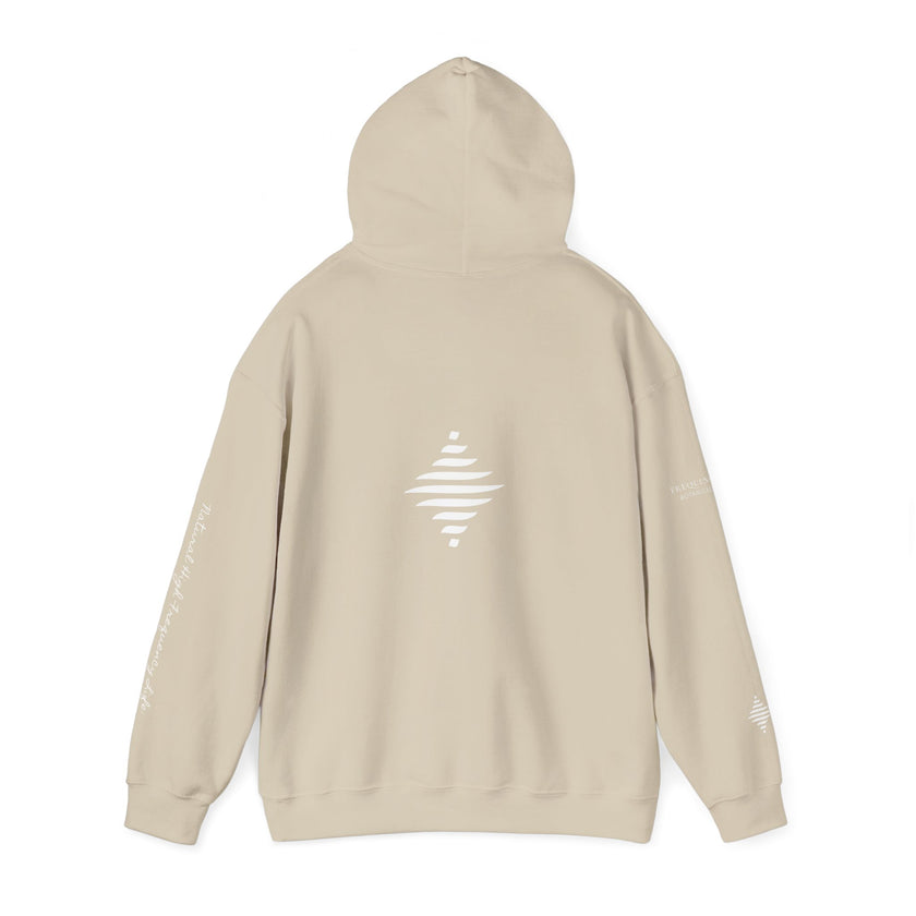 Inspire 965 Hz Star Logo Hoodie | Frequency Botanical Minimalist Design