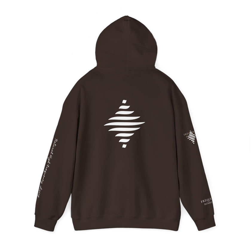 Love 639 Hz Star Logo Hoodie | Frequency Botanical Minimalist Design
