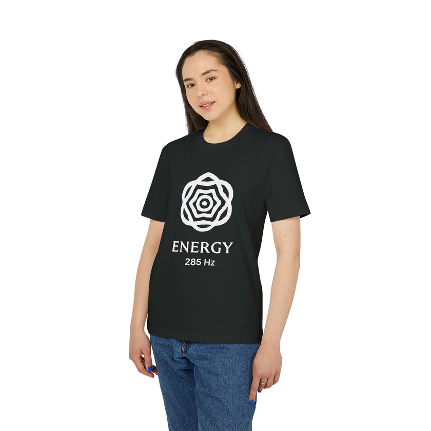 Energy 285 Hz T-Shirt — Minimal Spiritual Frequency Tee