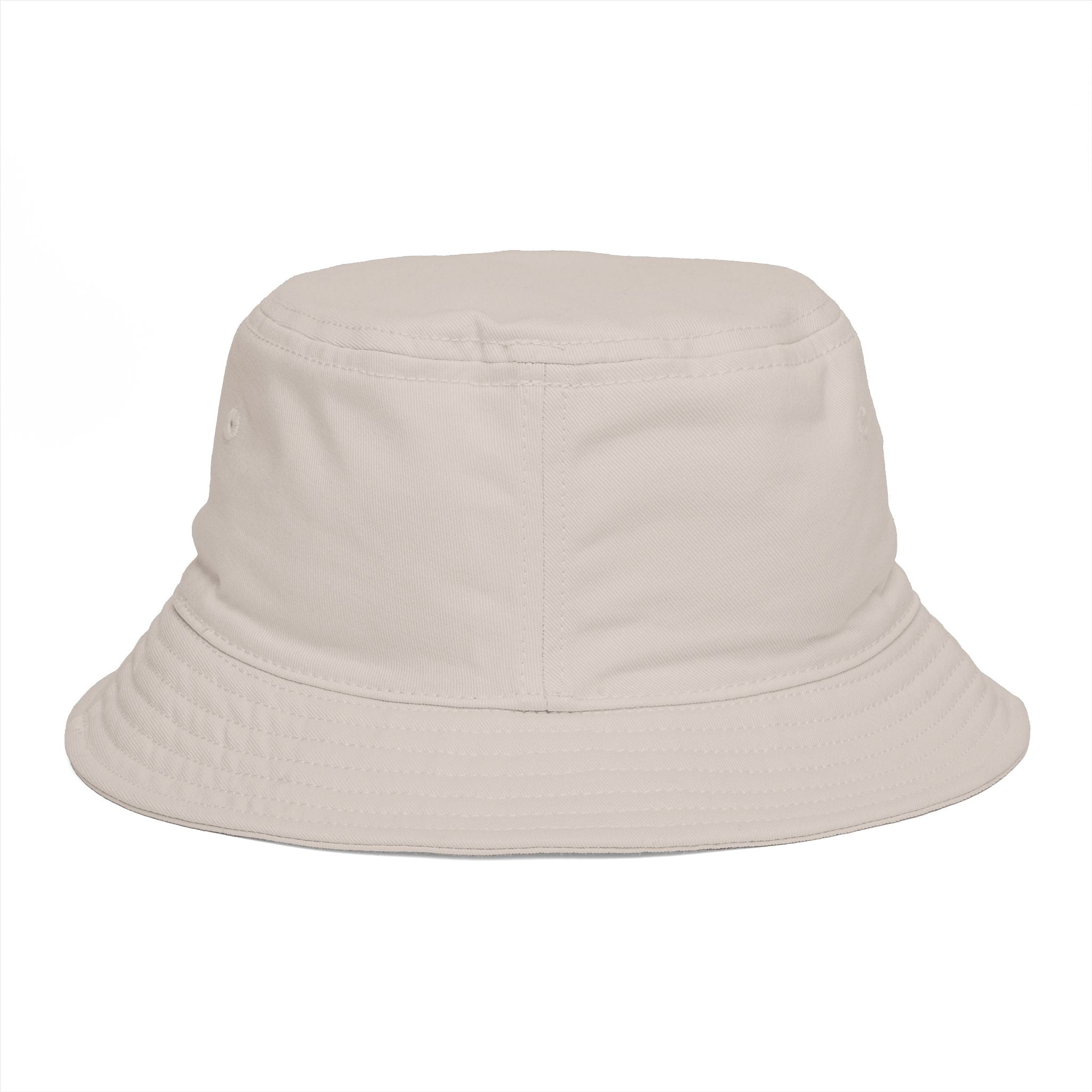 Frequénce Botanicals Embroidered Bucket Hat — Earthy Brown Garden Logo Sun Hat