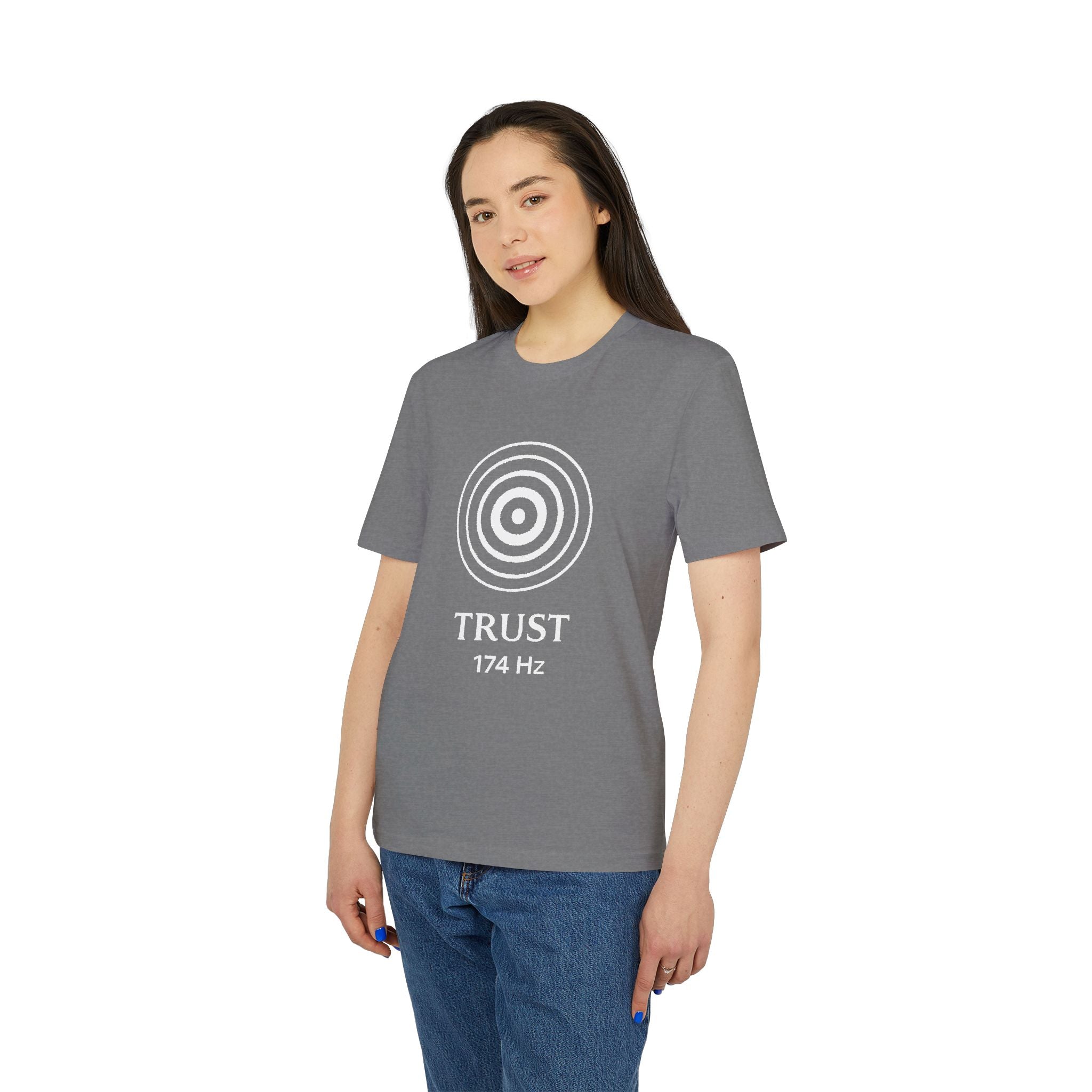 Trust 174 Hz T-Shirt — Minimal Spiritual Frequency Tee