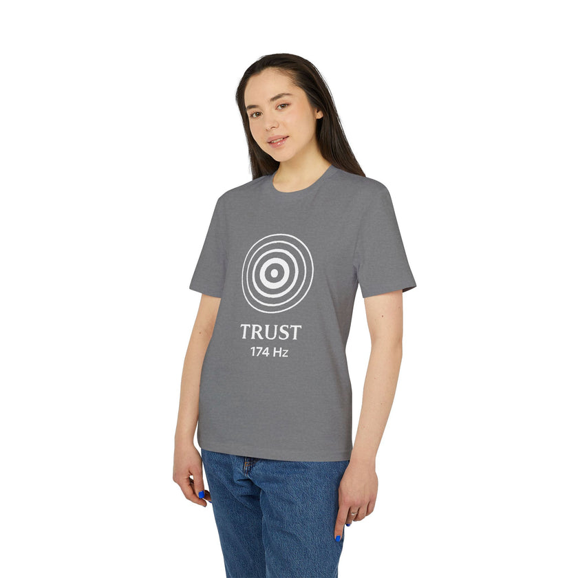 Trust 174 Hz T-Shirt — Minimal Spiritual Frequency Tee